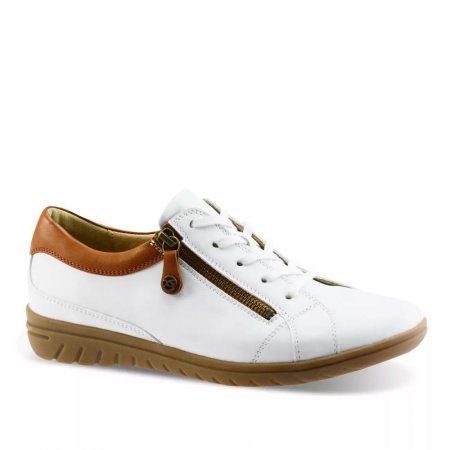HARTJES | CASUAL SHOE 162.0826 | WIT-COGNAC